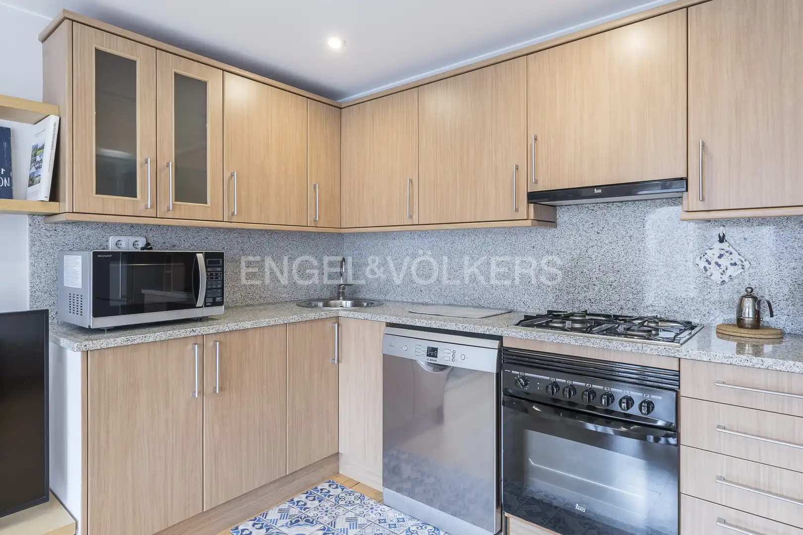 Kitchen of Flat for rent in Barcelona  with Air Conditioner, Heating and Parquet flooring