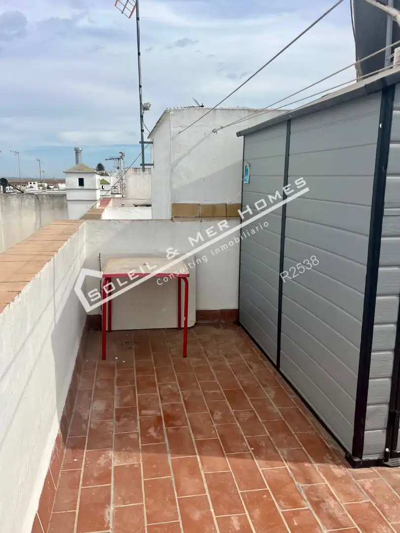 Terrasse von Maisonette zur Miete in El Puerto de Santa María mit Möbliert