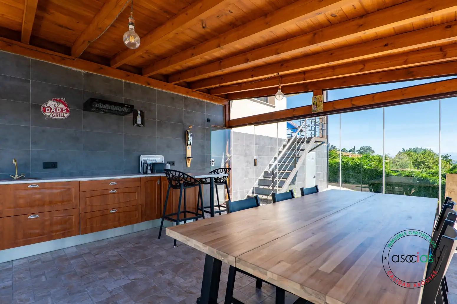 Terraza de Casa o chalet en venta en Gijón  con Calefacción, Jardín privado y Terraza
