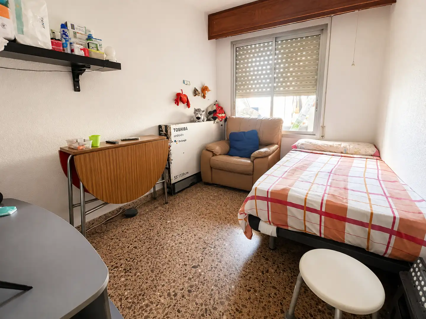 Bedroom of Flat for sale in Valencia  with Furnished and Balcony