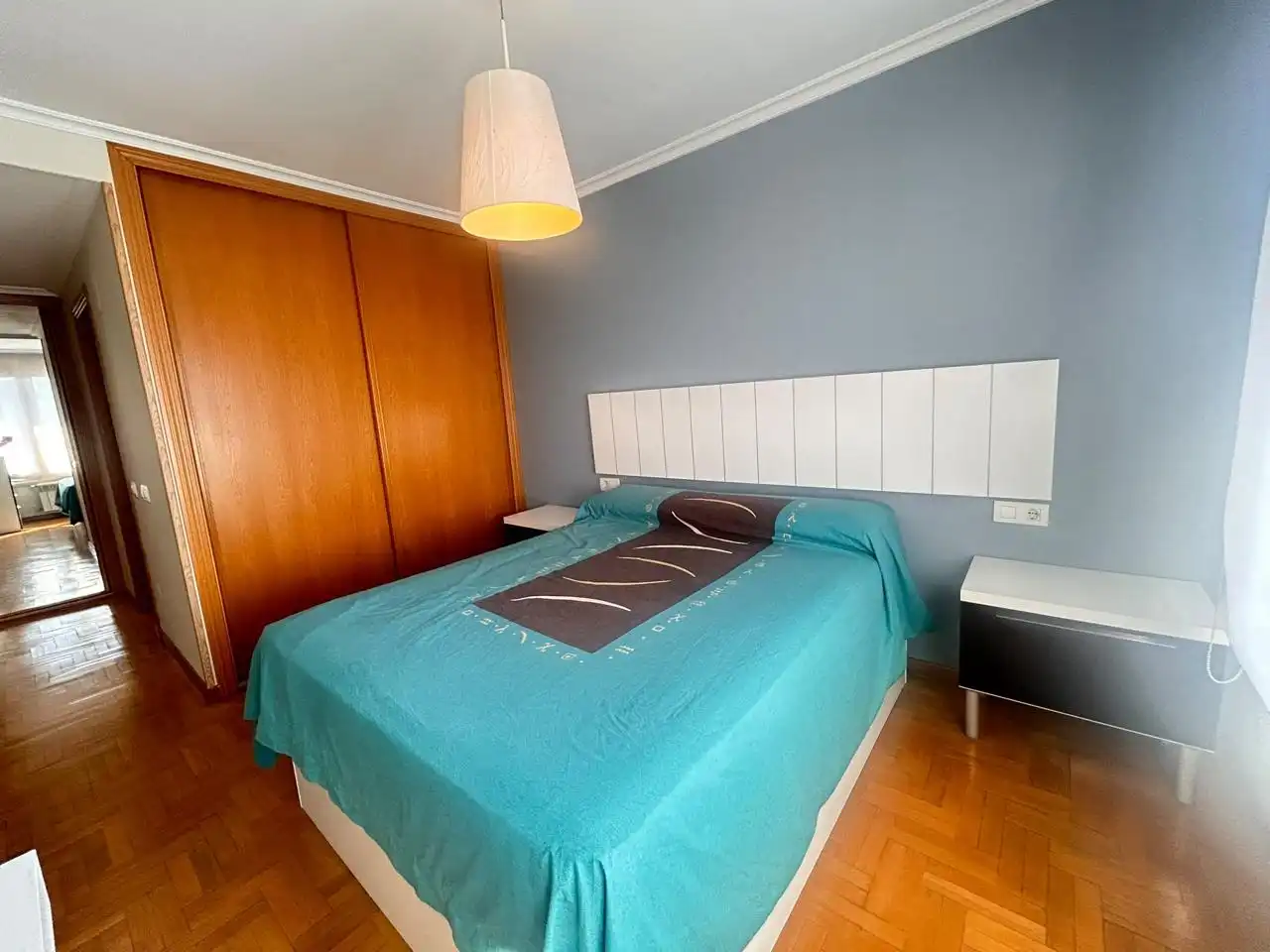 Bedroom of Flat for rent in Gijón   with Heating, Terrace and Storage room