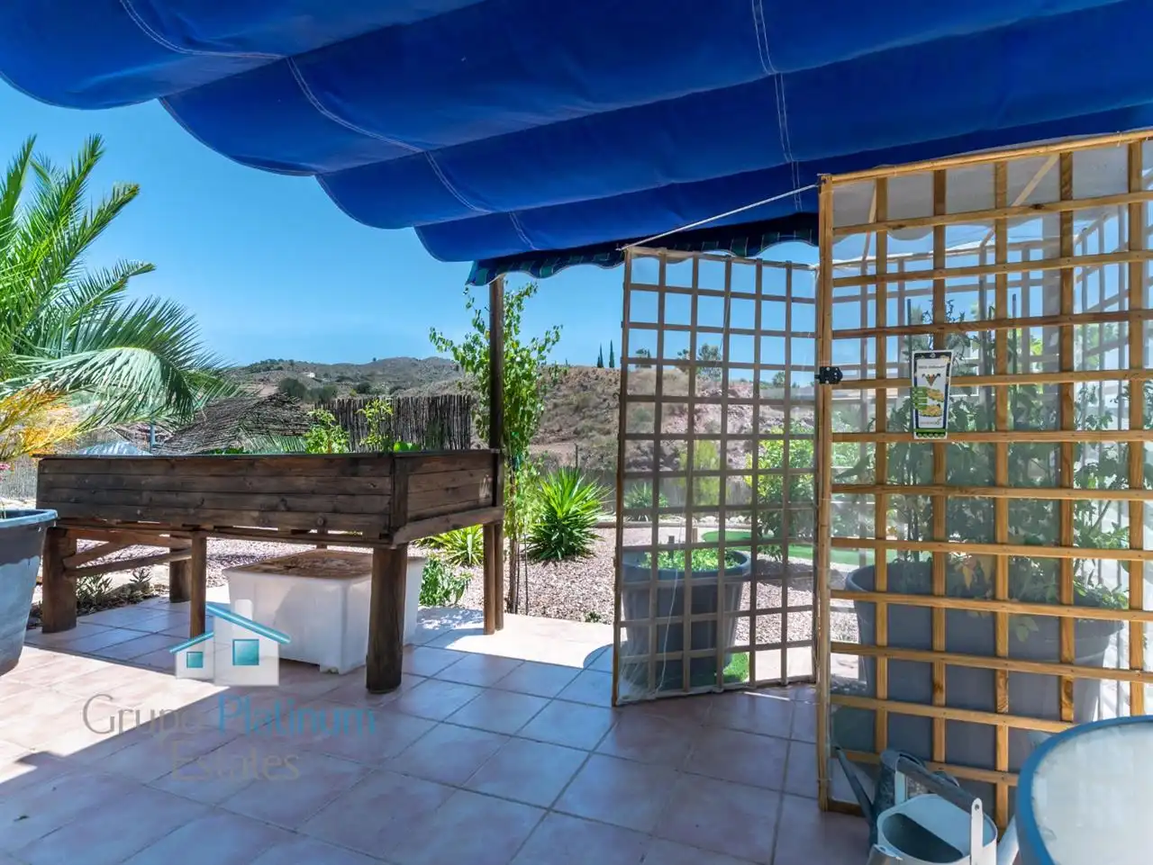 Terrassa de Casa o xalet en venda en Albox amb Aire condicionat, Jardí privat i Traster