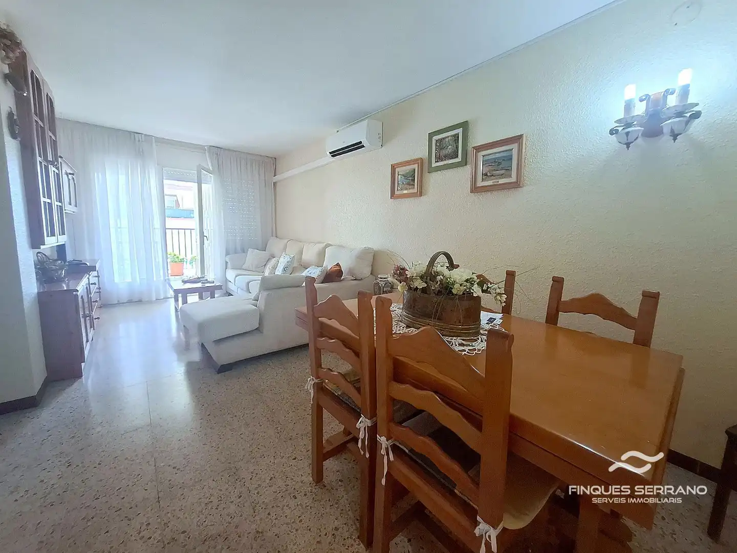Living room of Flat for sale in Calafell  with Air Conditioner, Terrace and Swimming Pool