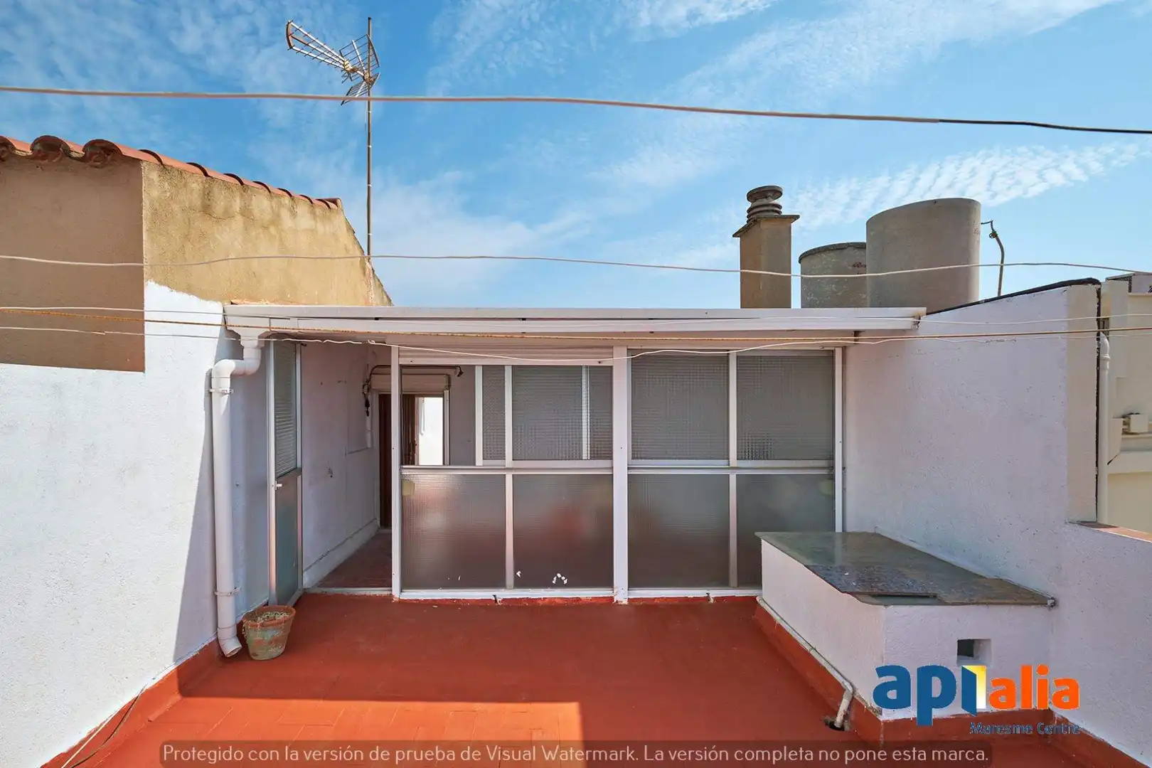 Terrace of Country homes for sale in Mataró  with Heating, Terrace and Storage room