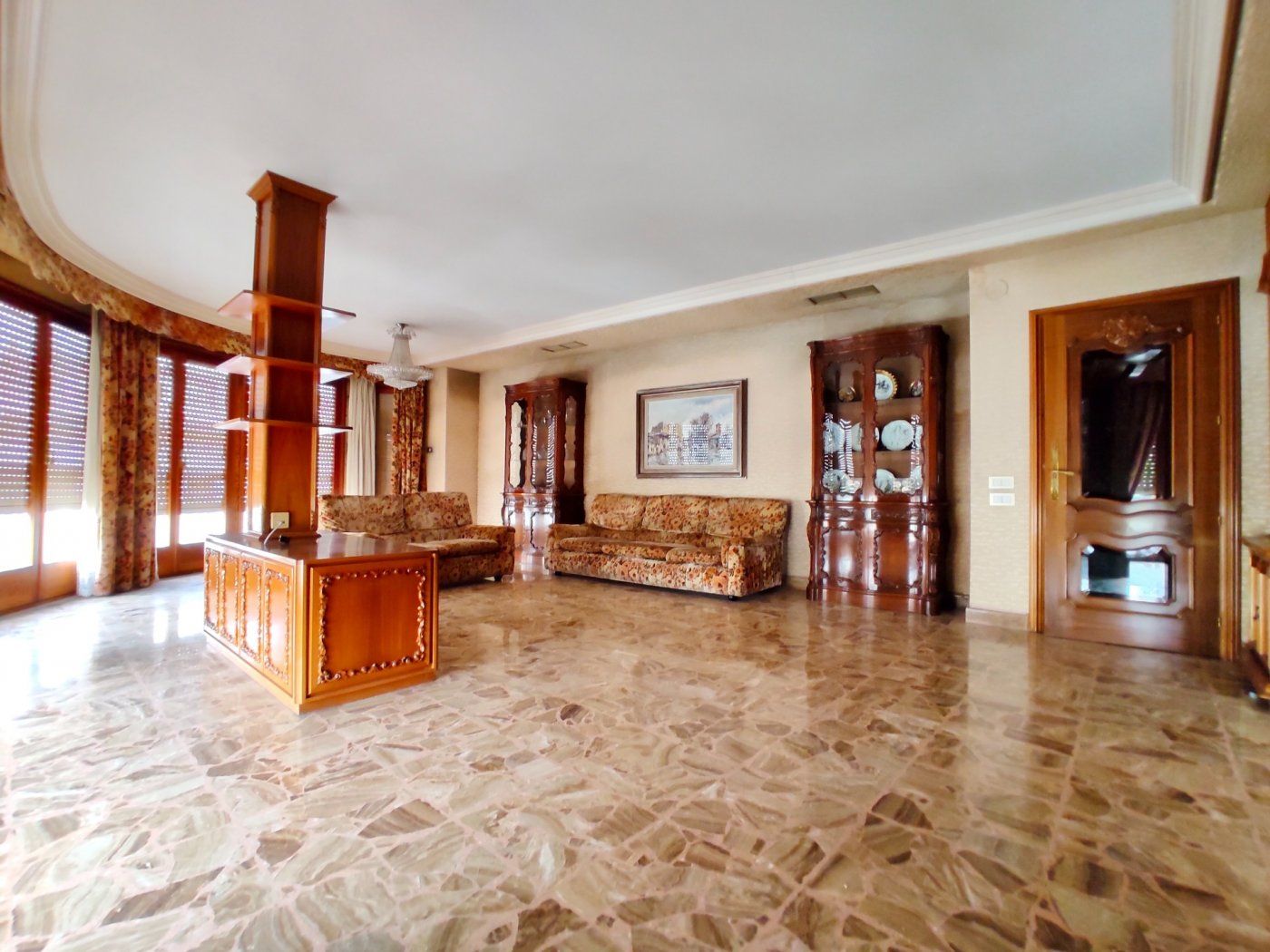 Sala d'estar de Pis en venda en Elche / Elx amb Aire condicionat, Calefacció i Parquet