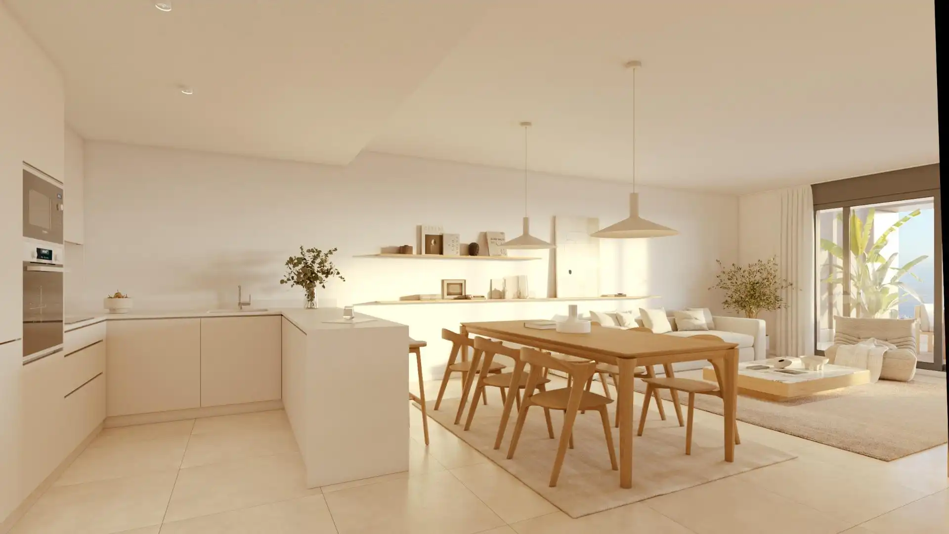 Comedor de Apartamento en venta en Estepona con Aire acondicionado, Jardín privado y Terraza