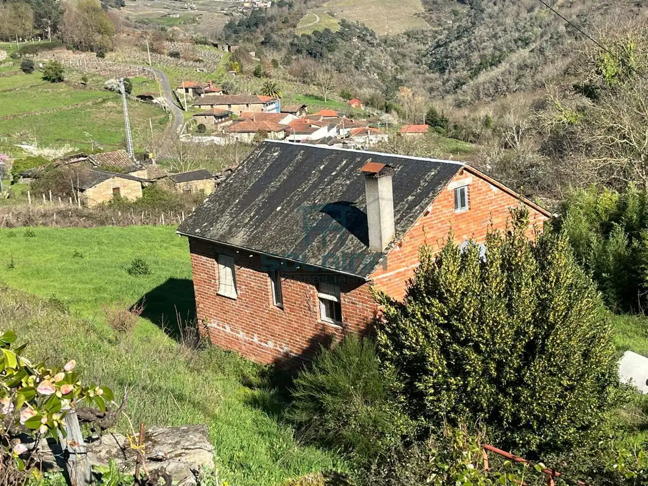 Vista exterior de Casa o chalet en venta en A Teixeira  con Jardín privado