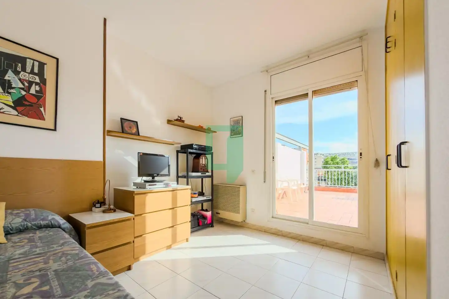 Schlafzimmer von Maisonette zum Verkauf in Badalona mit Heizung und Terrasse