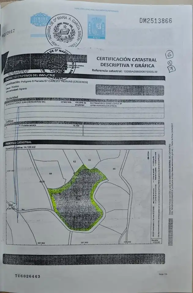 Terreni e lotti in vendita a Polígono 6 Parcela 67 CABEZO. HERVAS (CÁCERES), imagen 8