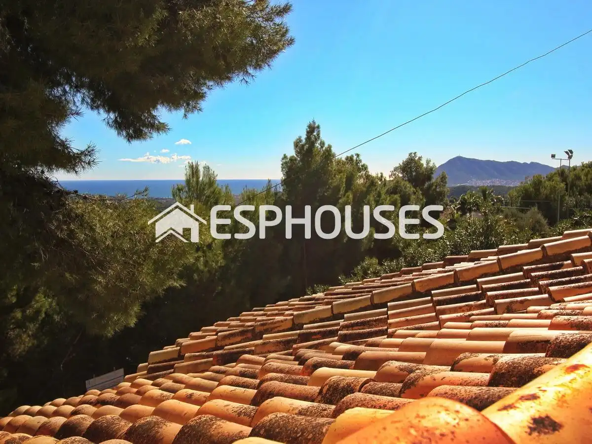 Vista exterior de Casa o chalet en venta en Altea con Aire acondicionado, Terraza y Piscina