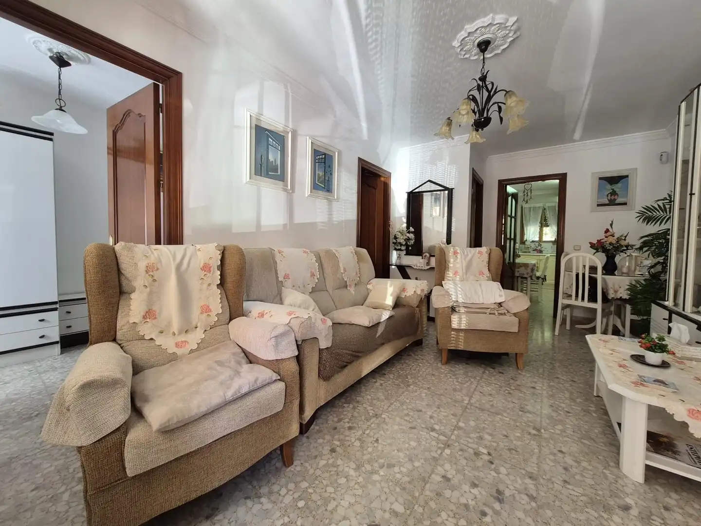 Sala d'estar de Apartament en venda en Estepona