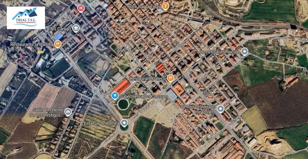 Vista exterior de Pis en venda en Almacelles