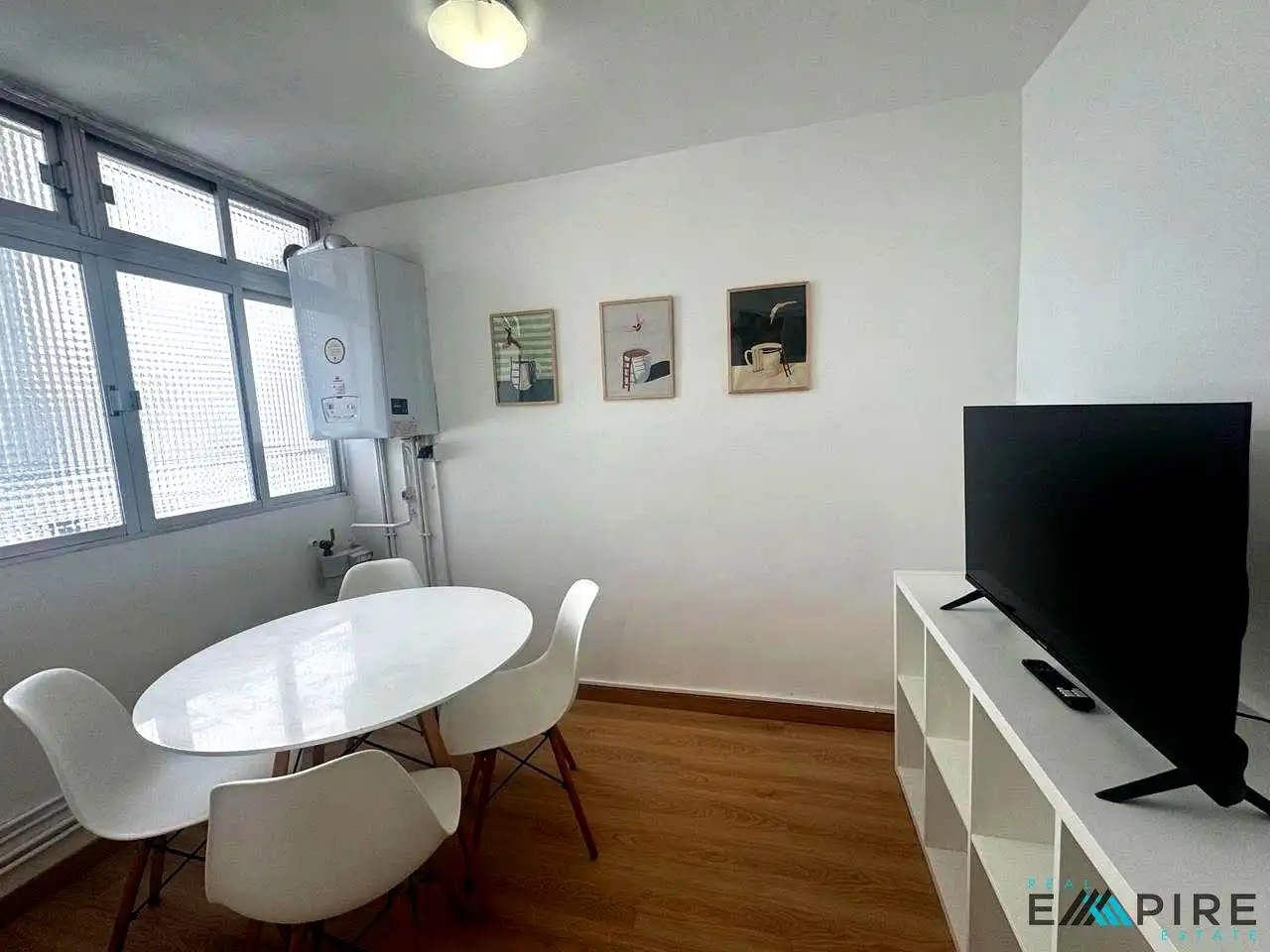 Sala d'estar de Pis per a compartir en Leganés amb Calefacció, Moblat i Internet