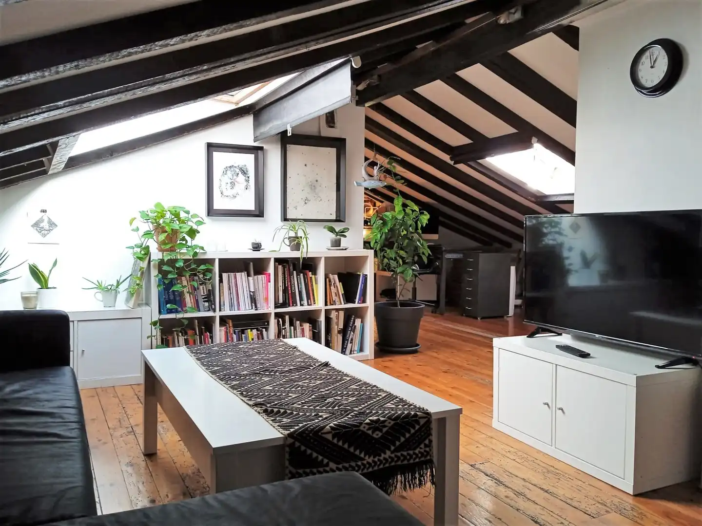 Sala de estar de Ático en venta en Bilbao 