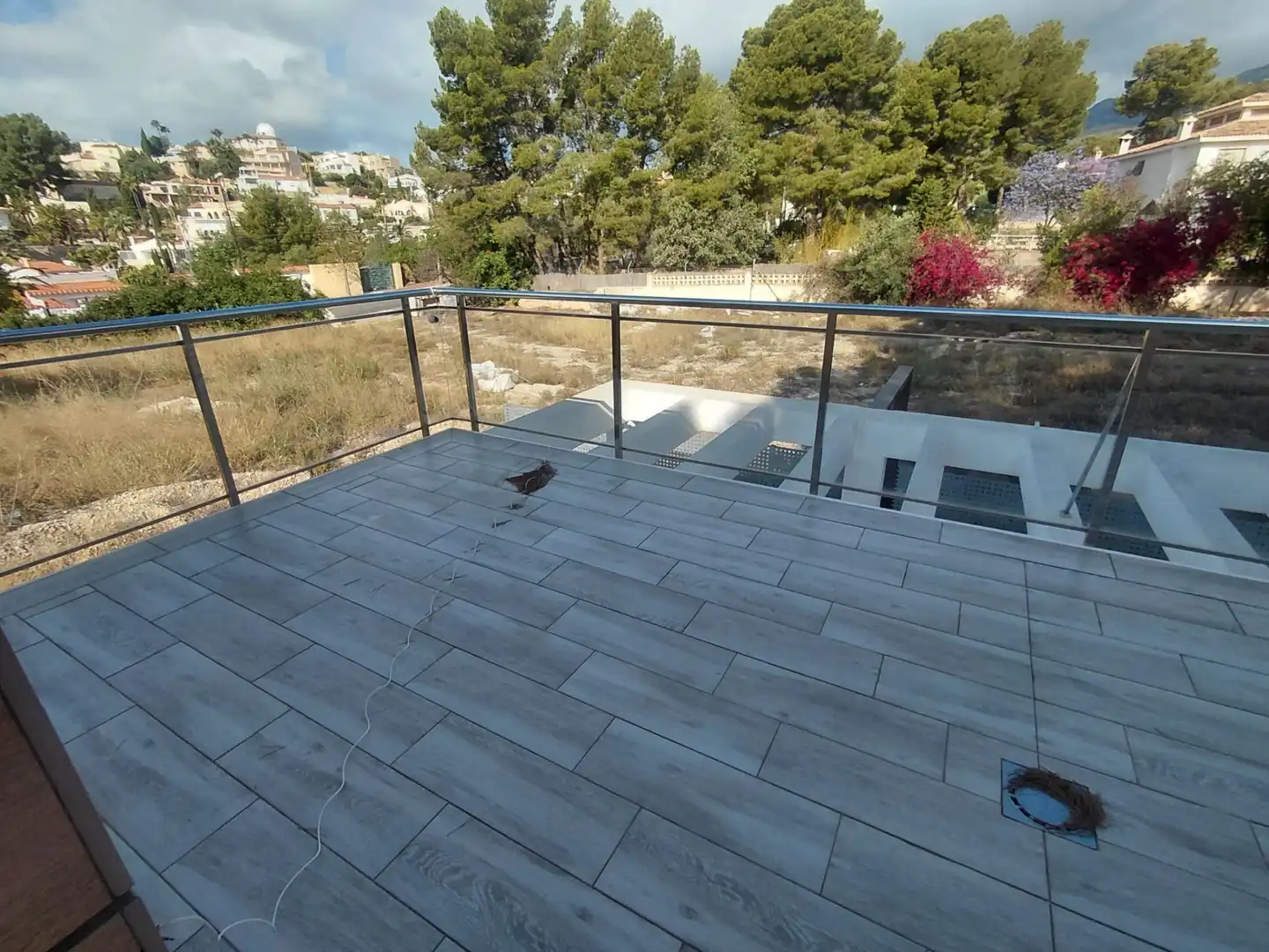 Terrassa de Casa o xalet en venda en La Nucia amb Aire condicionat, Jardí privat i Traster