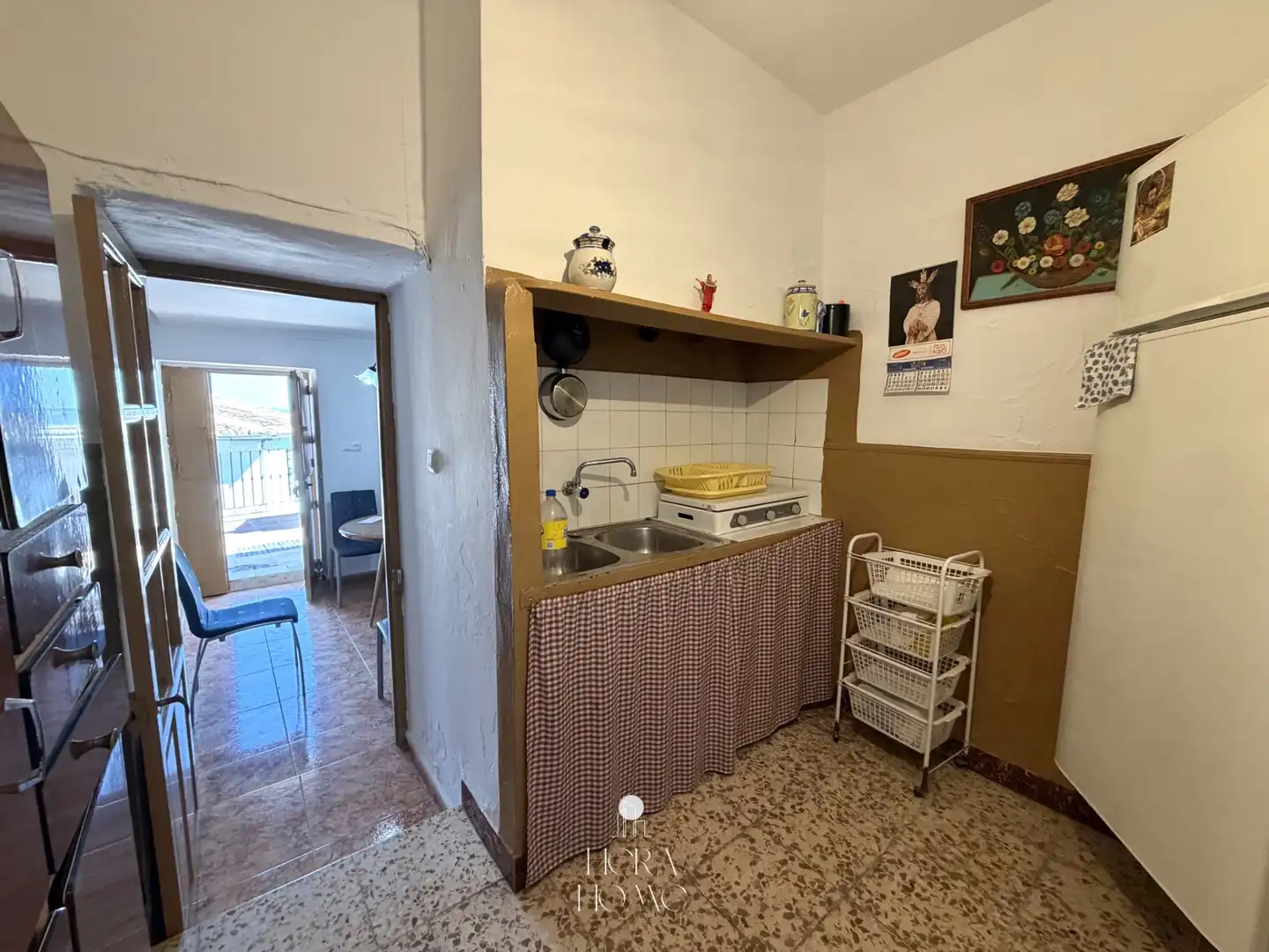 Cuina de Casa adosada en venda en Ardales amb Jardí privat i Moblat