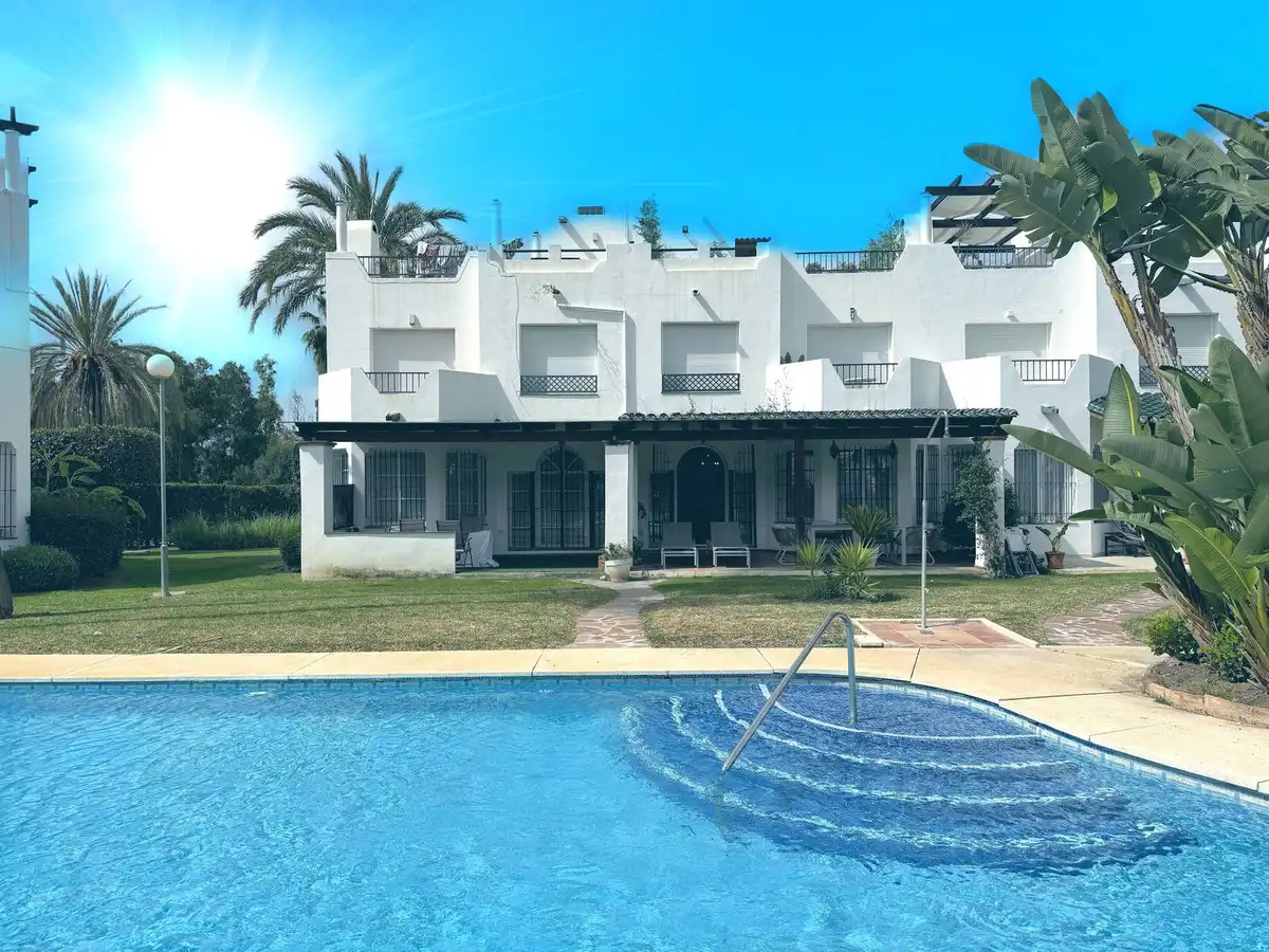Garden of Detached homes for rent in Marbella  with Air Conditioner, Heating and Private garden