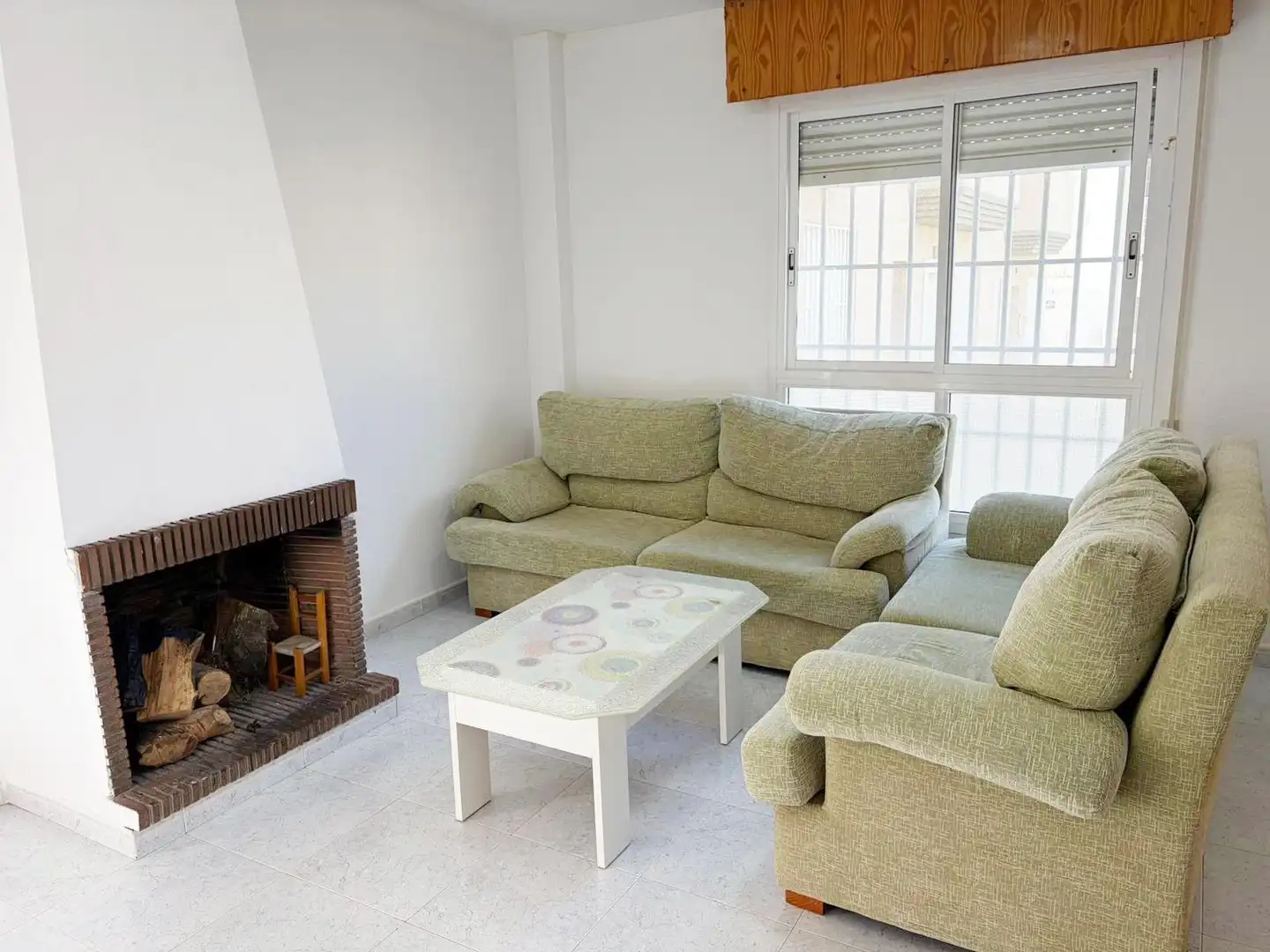 Living room of Duplexes for sale in Almería  with Terrace, Furnished and Balcony