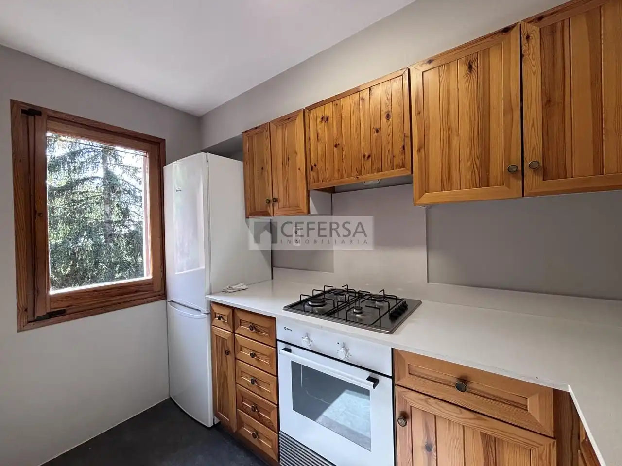 Küche von Haus oder Chalet zur Miete in Alp mit Heizung, Privatgarten und Parkett
