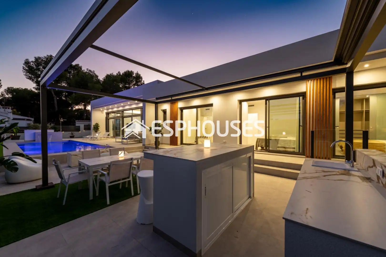 Terraza de Casa o chalet en venta en Pilar de la Horadada con Terraza, Piscina y Balcón
