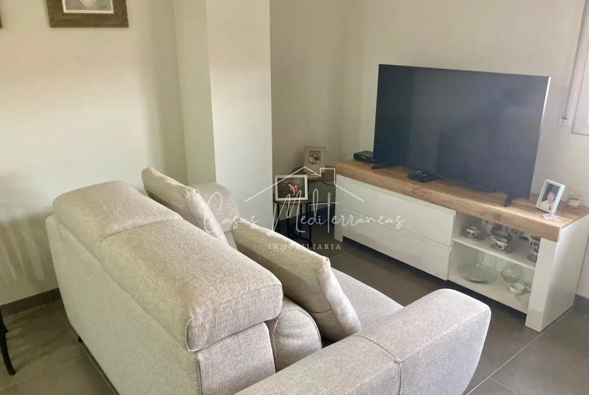 Sala de estar de Piso en venta en Deltebre con Aire acondicionado y Piscina comunitaria