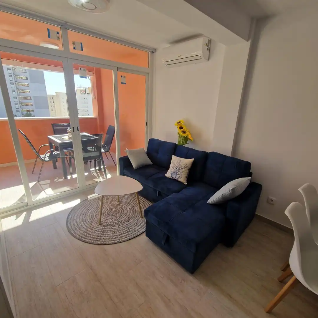 Sala de estar de Piso en venta en Benidorm con Aire acondicionado, Calefacción y Jardín privado