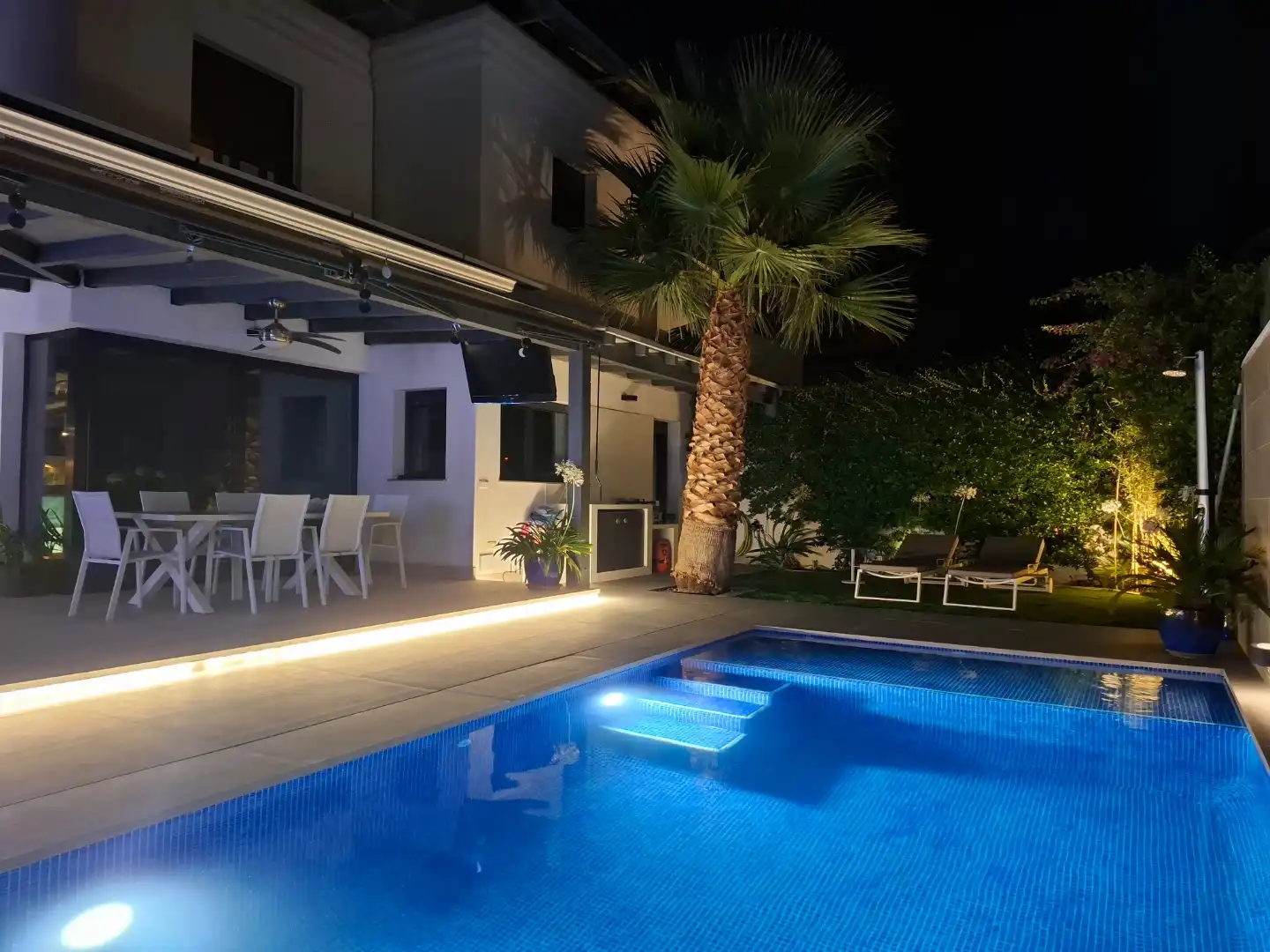 Swimming pool of Houses for rent in La Zubia  with Air Conditioner, Heating and Private garden