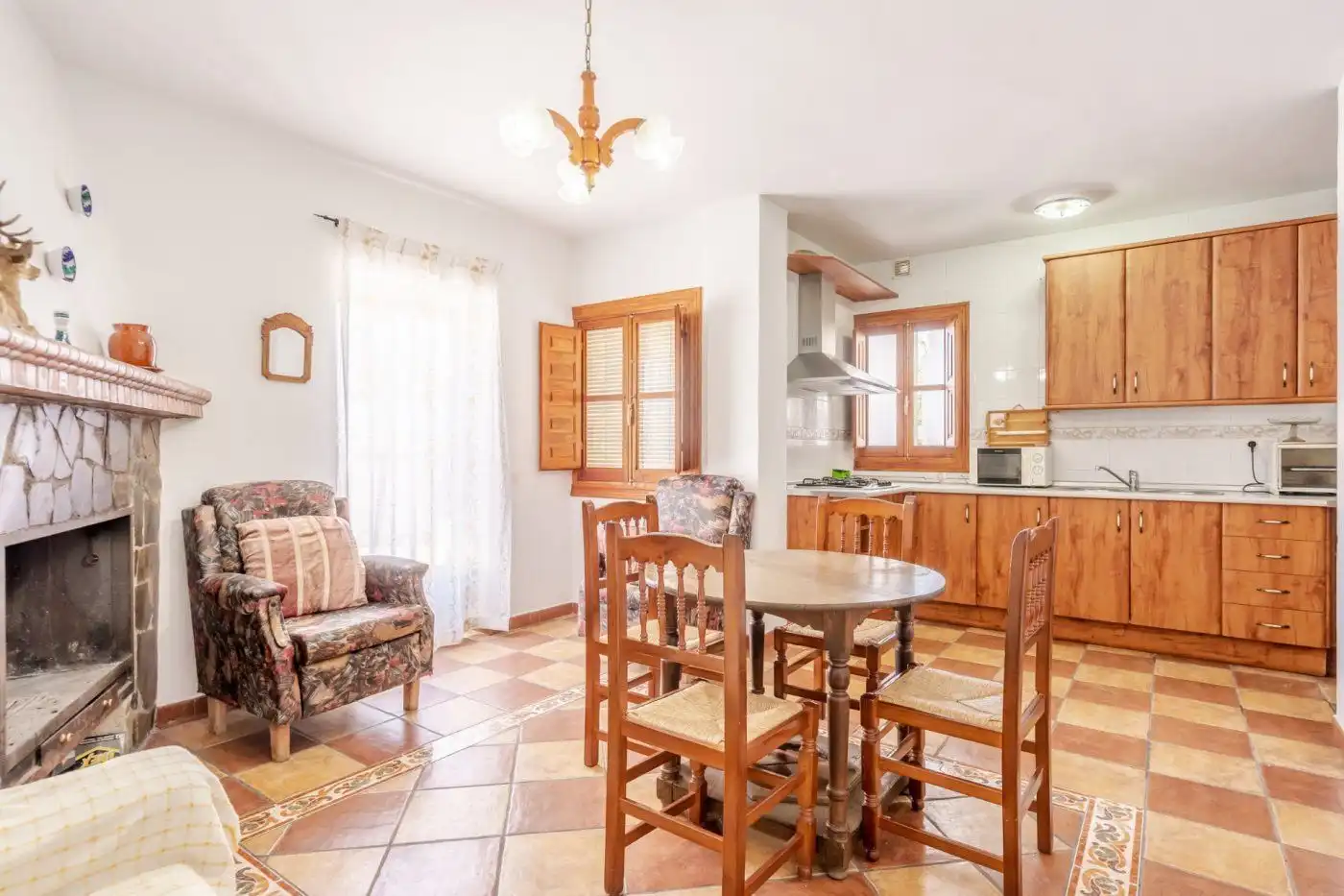 Cuina de Casa o xalet en venda en El Pinar amb Aire condicionat, Jardí privat i Terrassa
