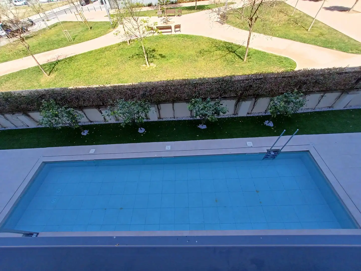 Swimming pool of Flat for rent in L'Hospitalet de Llobregat  with Heating, Parquet flooring and Balcony