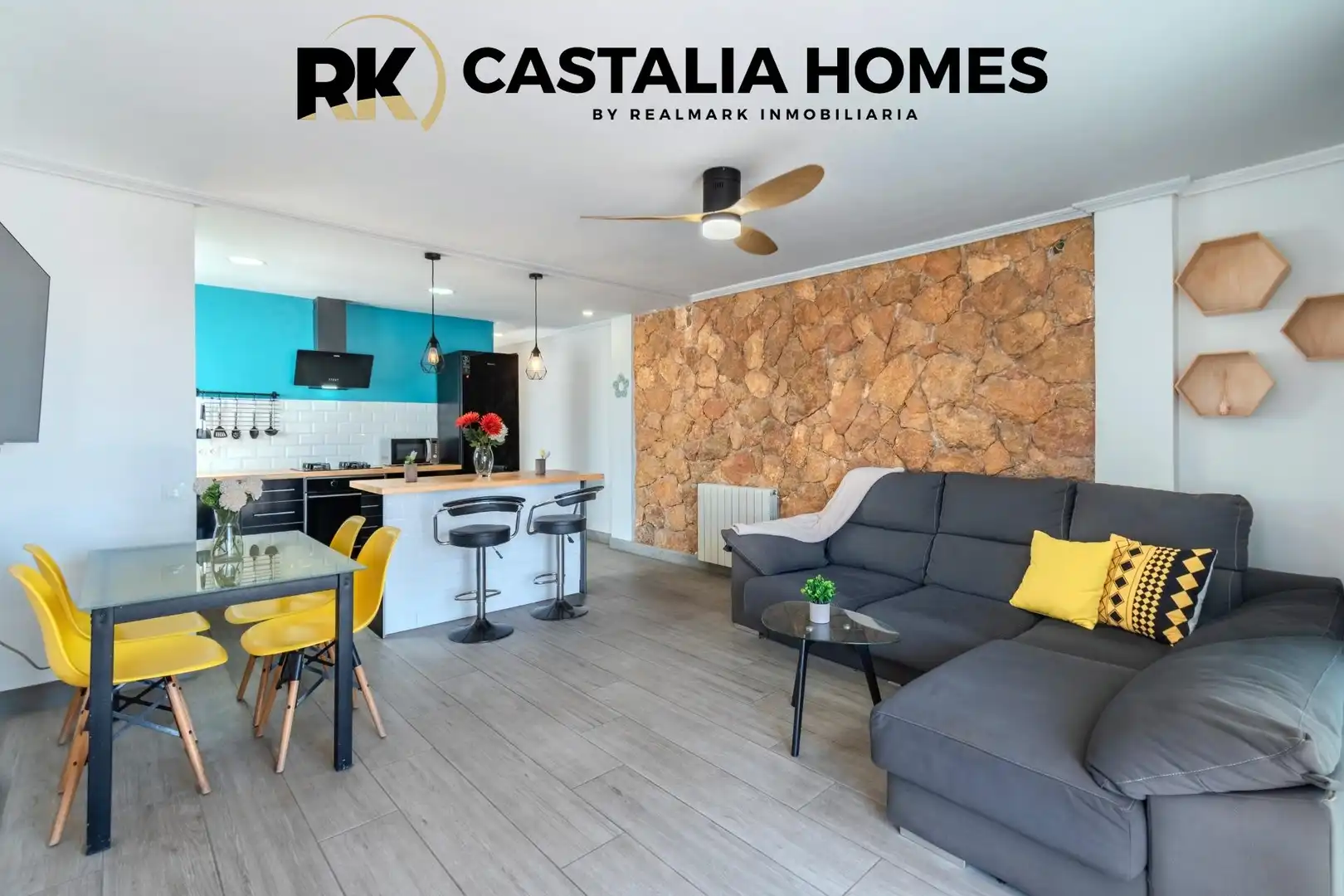 Sala de estar de Ático en venta en Burriana / Borriana con Calefacción, Terraza y Horno