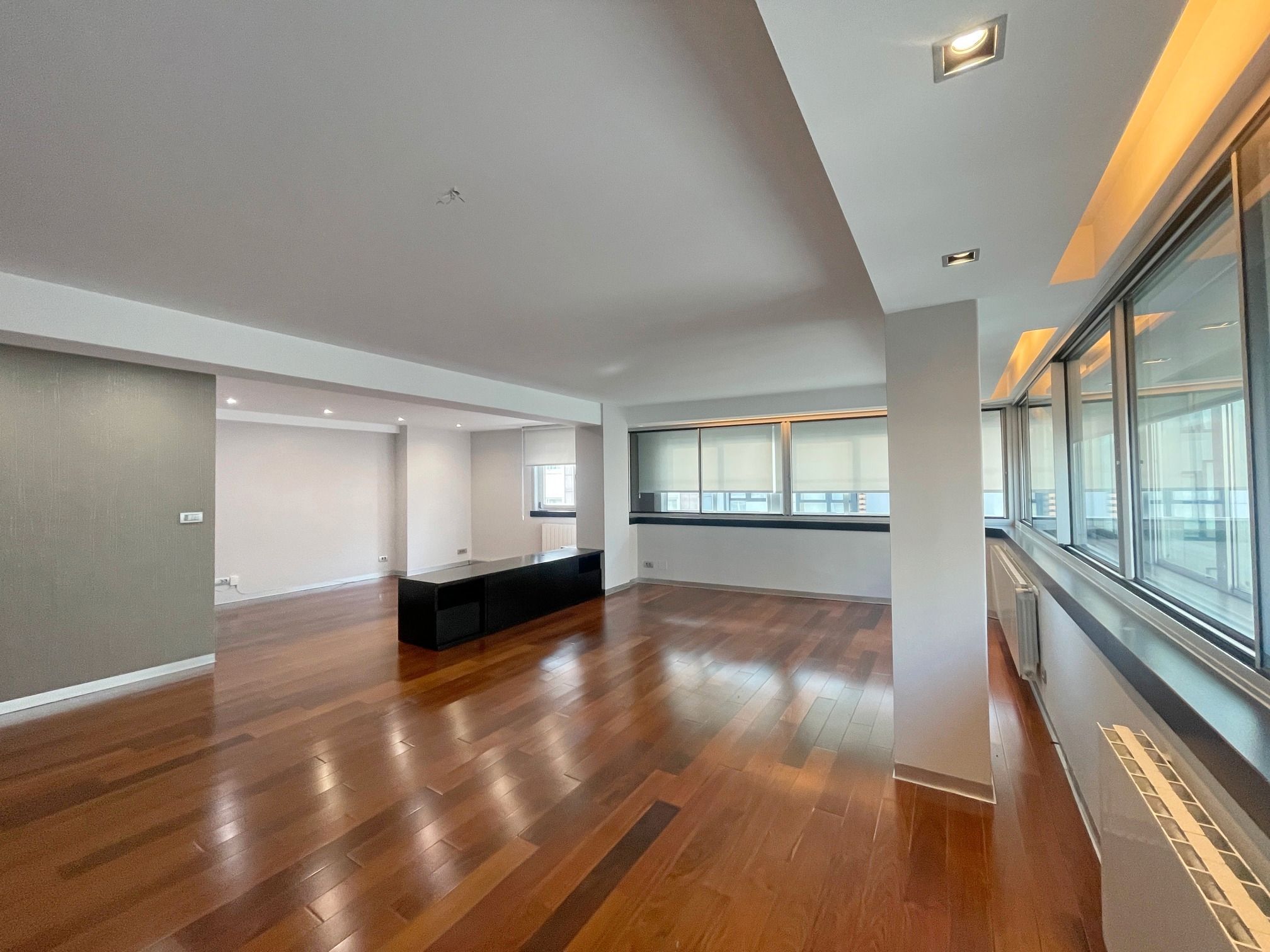Living room of Apartment to rent in A Coruña Capital   with Heating, Parquet flooring and Storage room