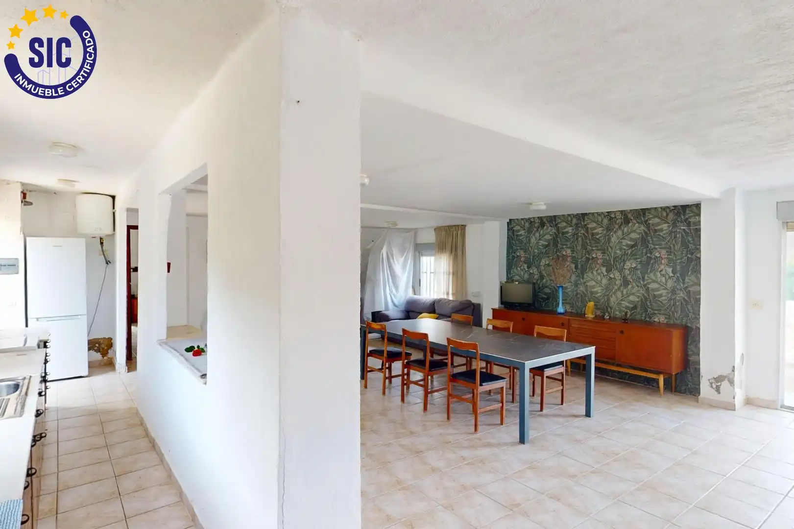 Dining room of Houses for sale in Benicasim / Benicàssim  with Air Conditioner, Private garden and Terrace