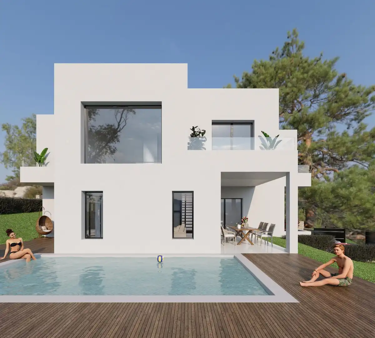 Villa mit Pool zum Verkauf in la manxa