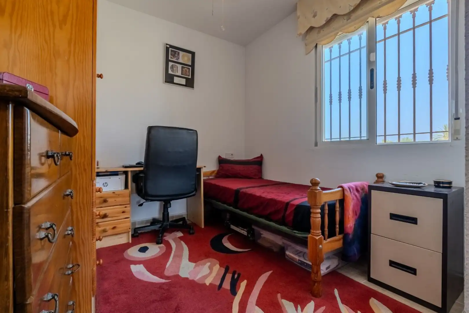 Dormitori de Casa adosada en venda en Mazarrón amb Jardí privat, Terrassa i Balcó