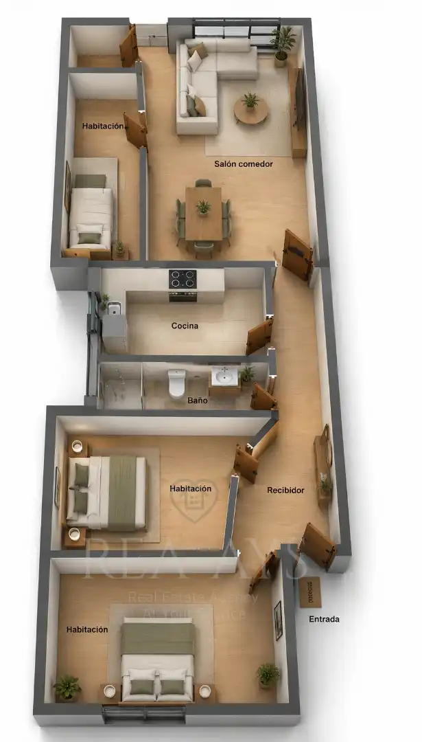 Piso en venta en Montcada i Reixac con Aire acondicionado, Calefacción y Parquet