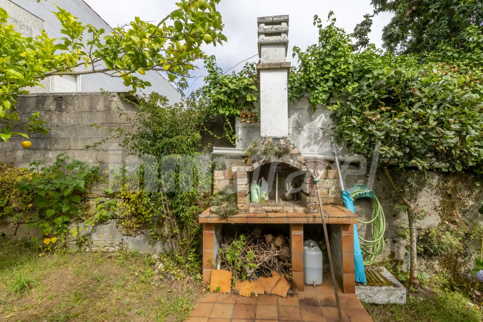 Garten von Wohnung zum Verkauf in Sanxenxo mit Privatgarten, Terrasse und Möbliert