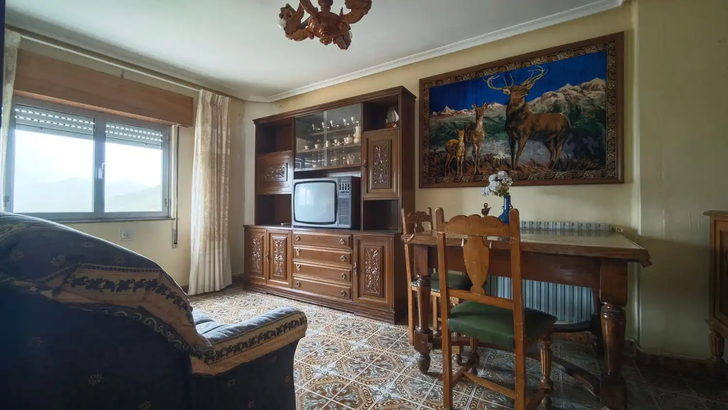 Living room of Flat for sale in Aller  with Heating, Private garden and Terrace