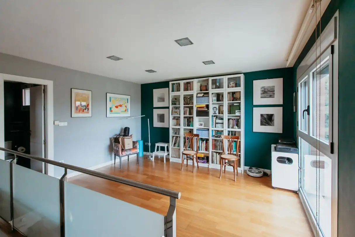 Sala de estar de Casa o chalet en venta en Huesca con Aire acondicionado, Calefacción y Jardín privado