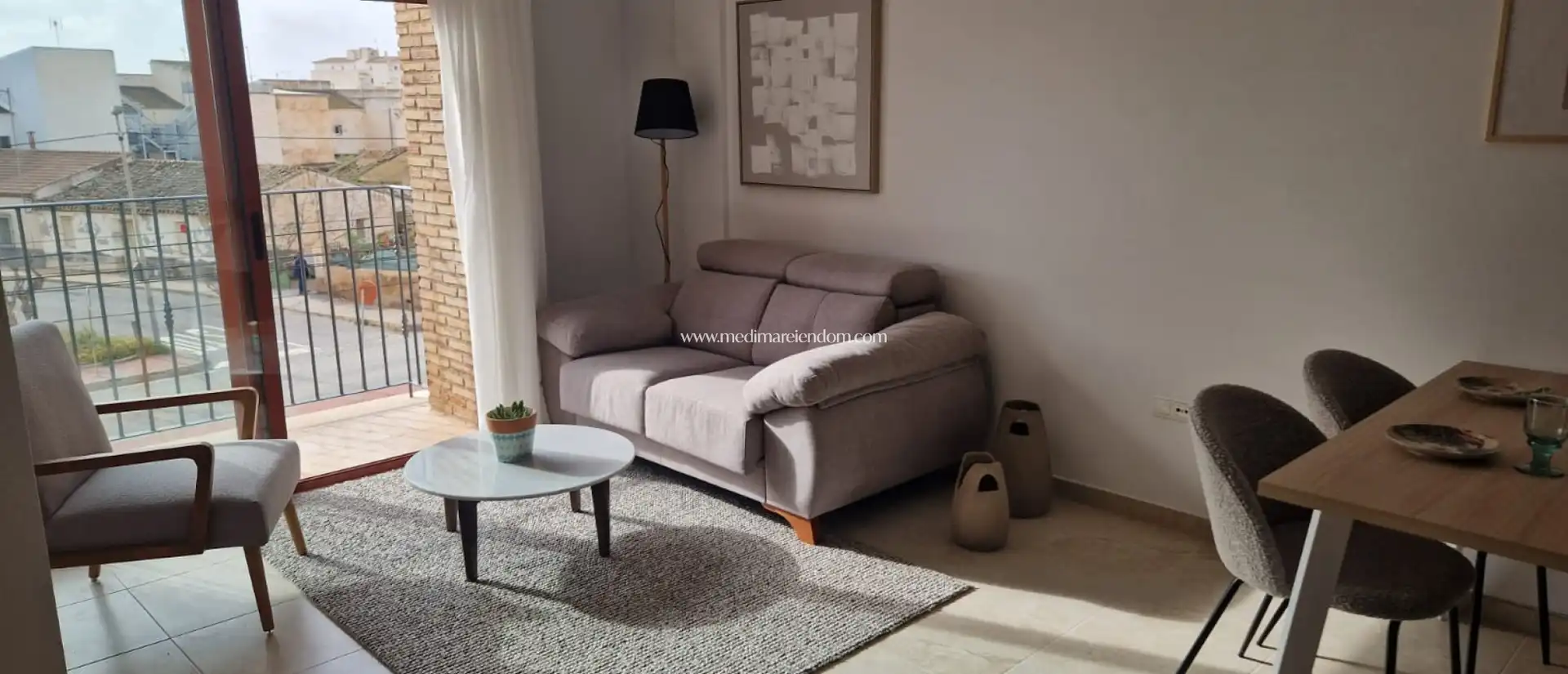 Sala de estar de Apartamento en venta en Murcia con Aire acondicionado, Calefacción y Terraza