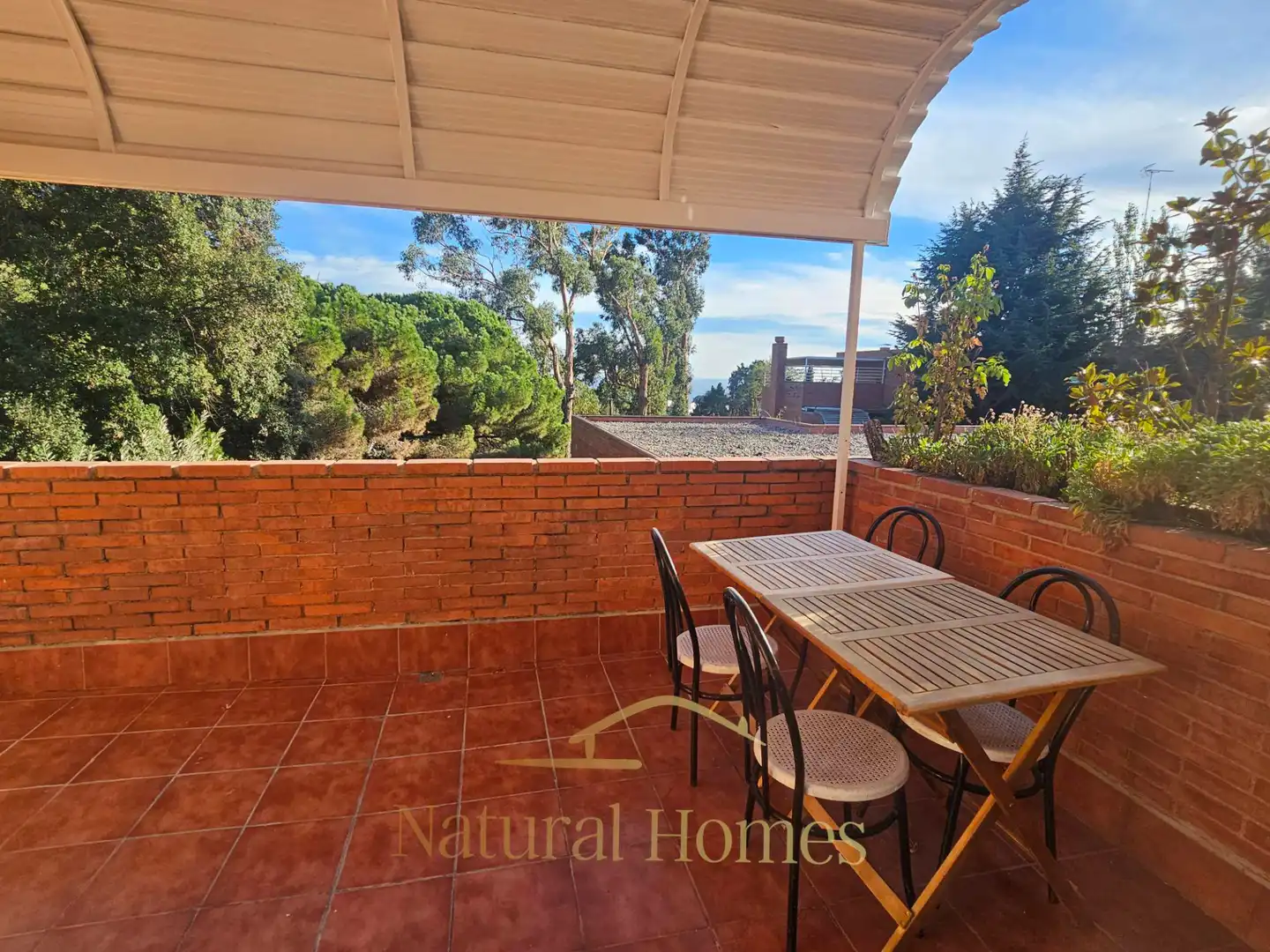 Terrace of Flat for rent in Sant Vicenç de Montalt  with Heating, Parquet flooring and Terrace