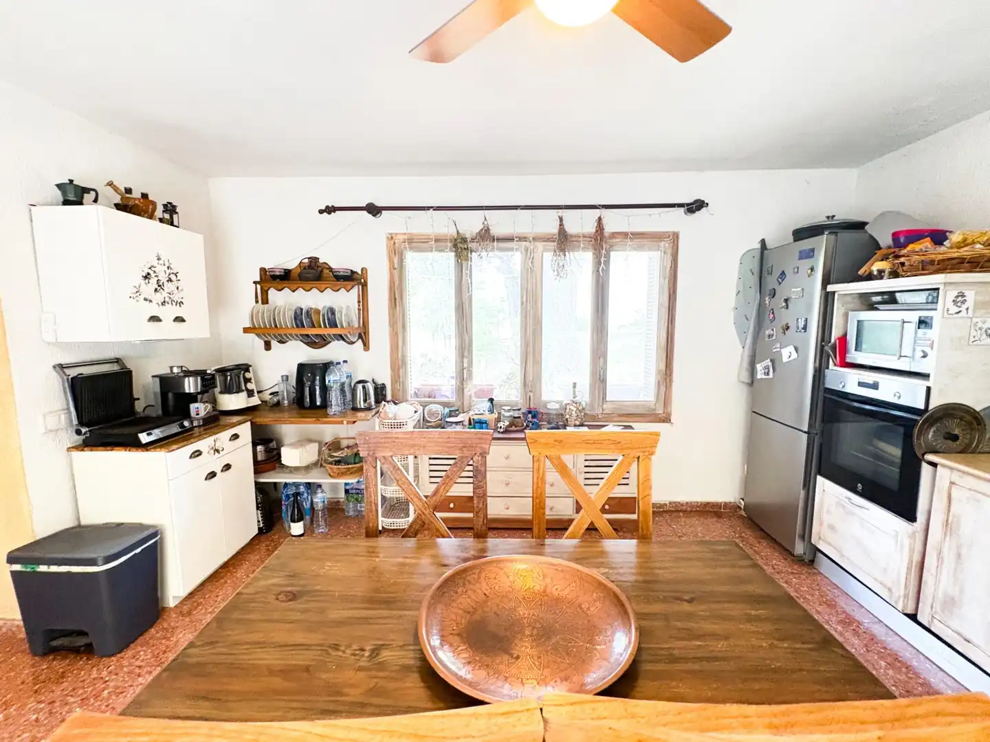Cocina de Casa o chalet en venta en Tibi con Aire acondicionado, Calefacción y Jardín privado
