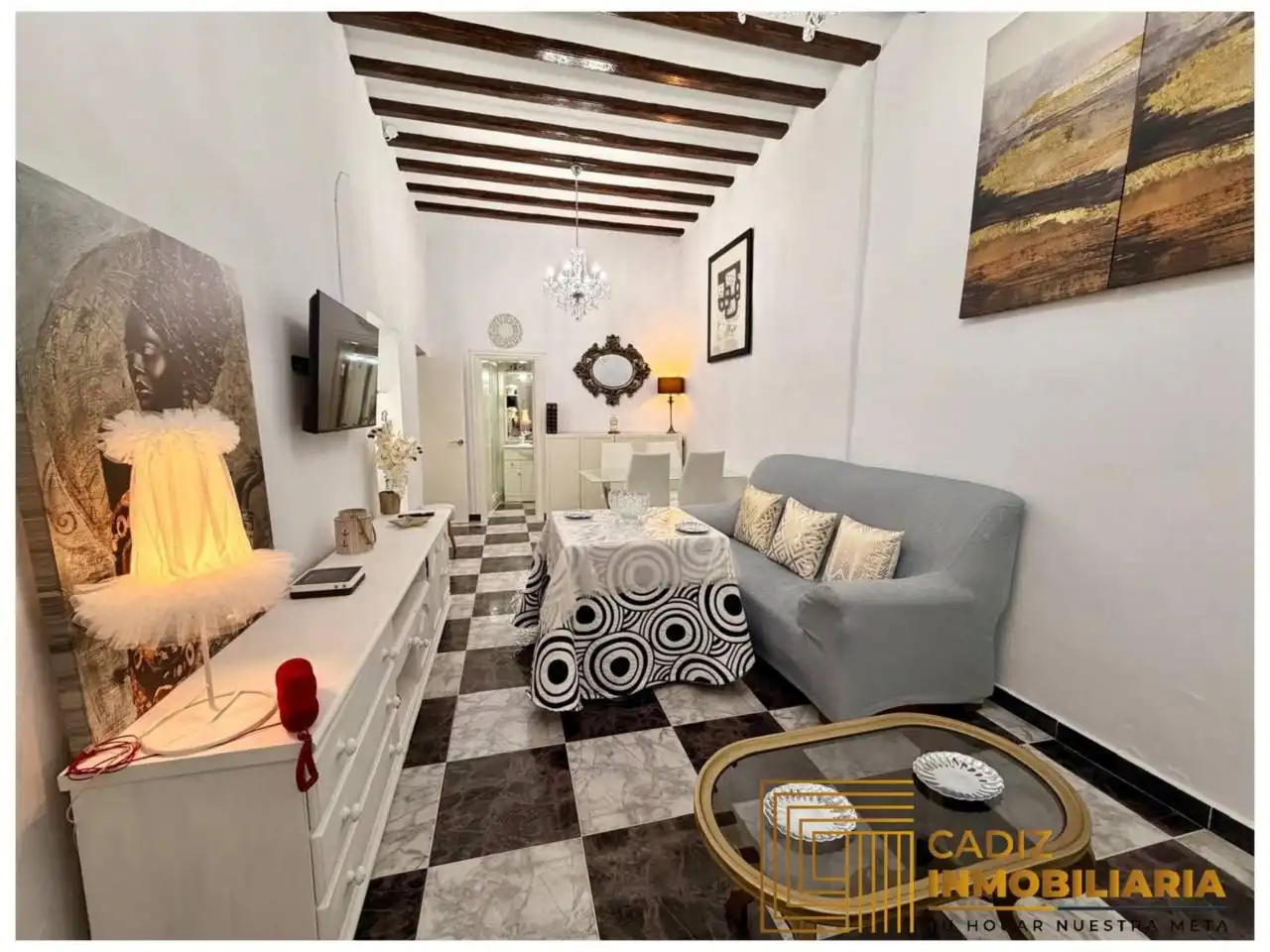 Wohnzimmer von Wohnung zum Verkauf in Cádiz