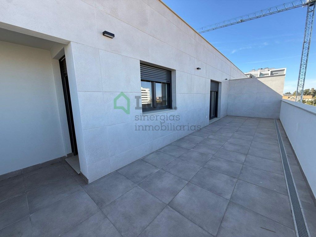 Terrace of Attic to rent in Badajoz Capital  with Air Conditioner, Heating and Terrace