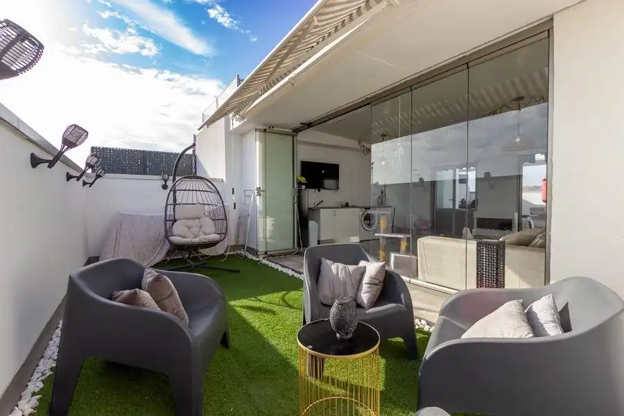 Terrace of Attic for sale in Elche / Elx  with Air Conditioner, Heating and Private garden