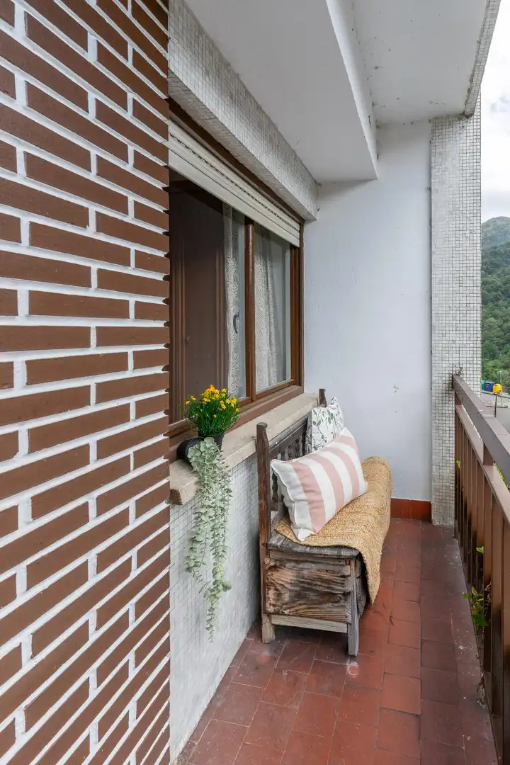 Balcony of Flat for sale in Aller  with Terrace, Storage room and Furnished