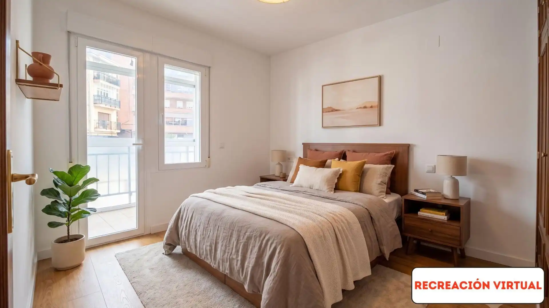 Schlafzimmer von Wohnung zum Verkauf in Ávila mit Möbliert