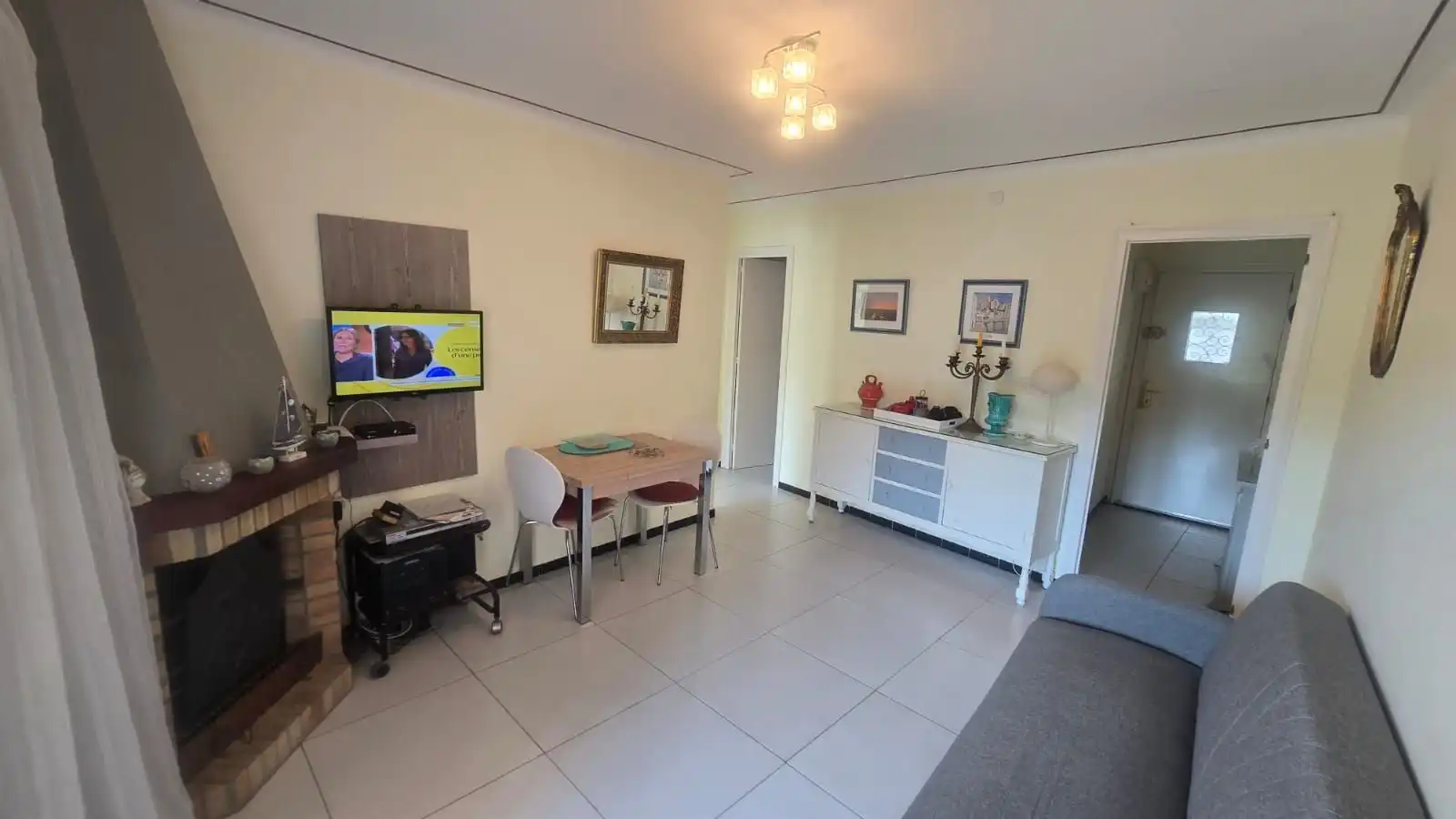 Sala de estar de Apartamento en venta en Roses con Terraza