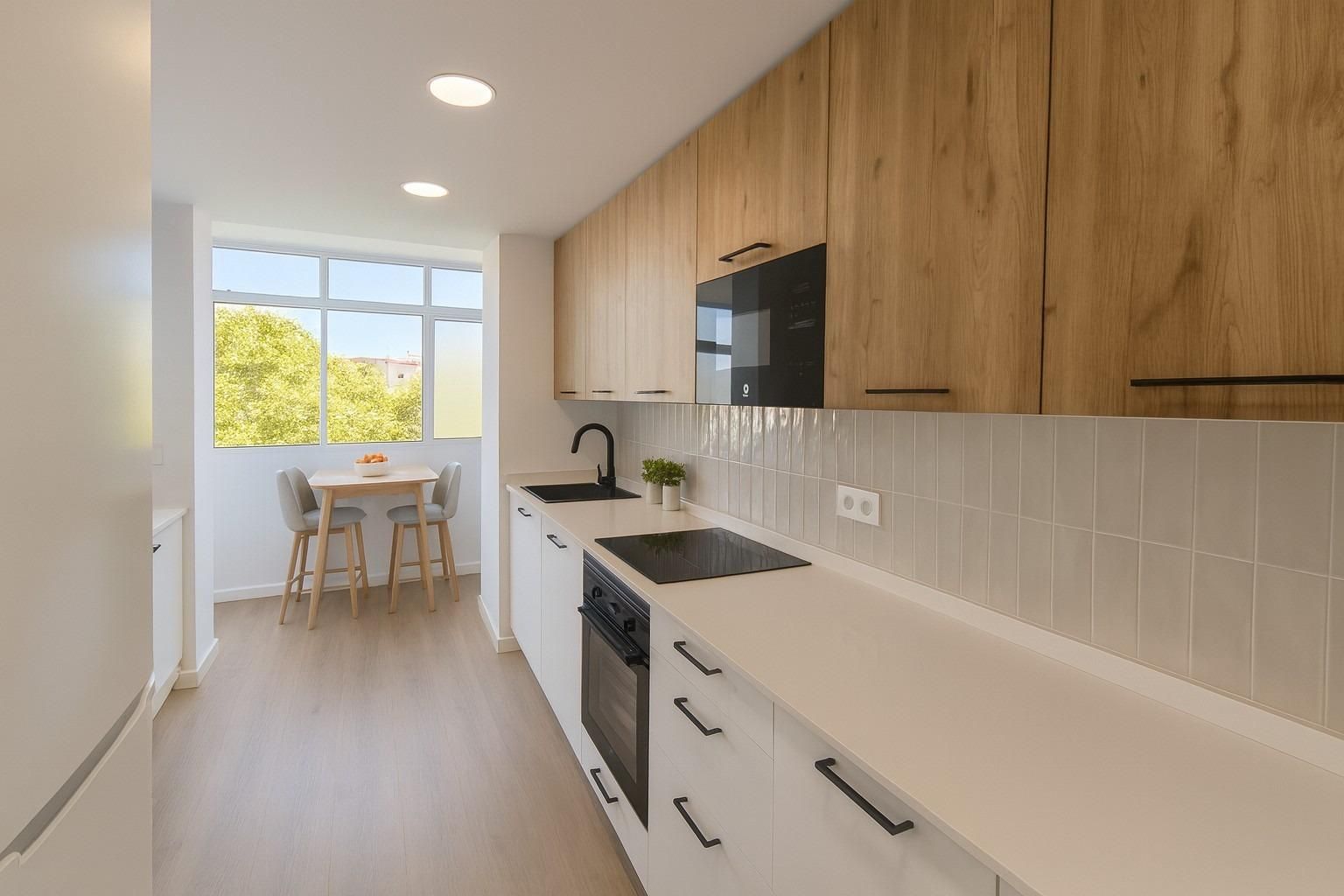 Cuina de Apartament en venda en Benalmádena amb Aire condicionat, Parquet i Terrassa