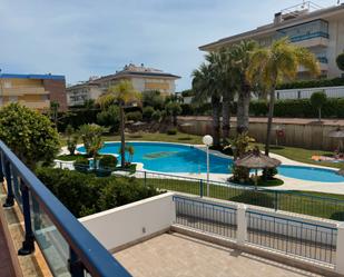 Swimming pool of Attic for sale in Pilar de la Horadada  with Air Conditioner, Private garden and Terrace