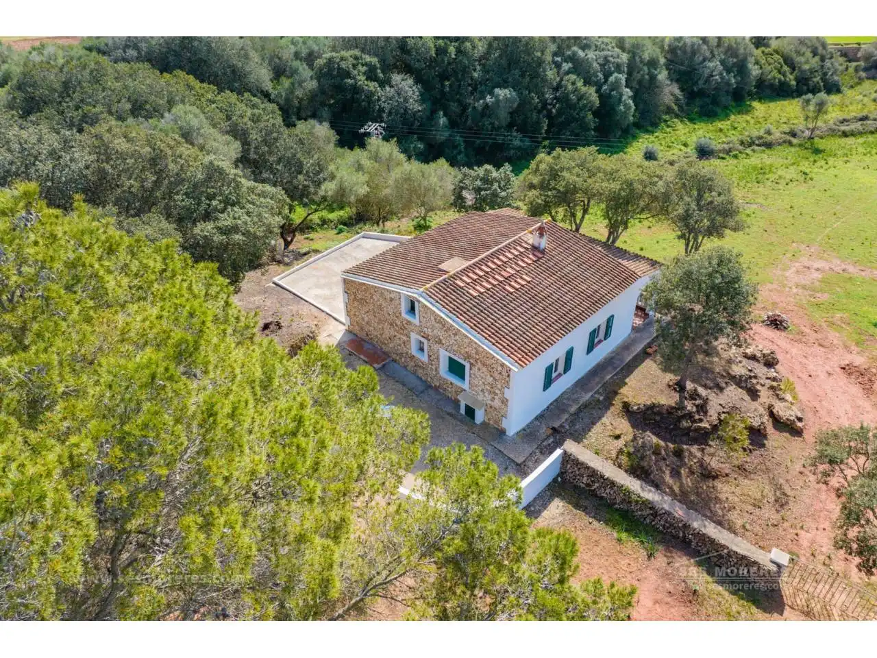 Casa rústica con jardín en venta en Es Mercadal poble